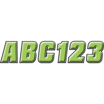 Hardline Sticker Kit - 2" - Kiwi/Black KIBLK500 | Stickers Decals