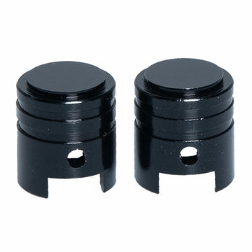 Valve Caps 2pcs Black