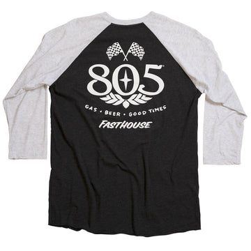 Fasthouse Womans Mantra Raglan White/Black WXL