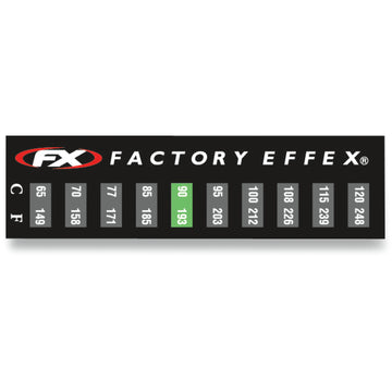 FACTORY EFFEX Temperature Sticker 08-90225