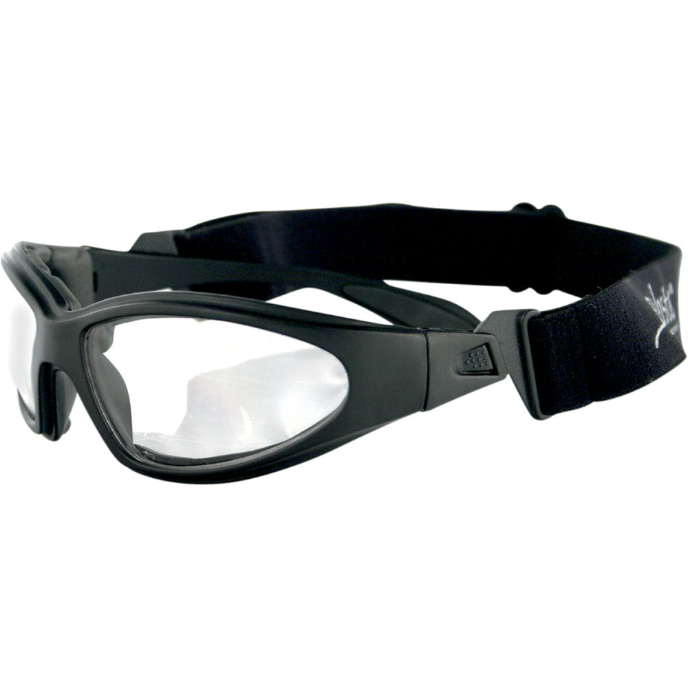 BOBSTER GXR Goggle/Sunglasses - Matte Black - Clear Lens GXR001C