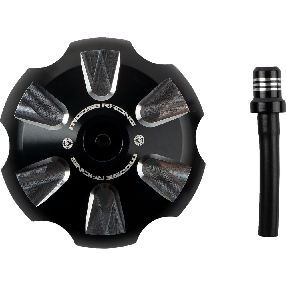 Moose Racing Aluminum Gas Cap - Black - Gas Gas T03-5115B