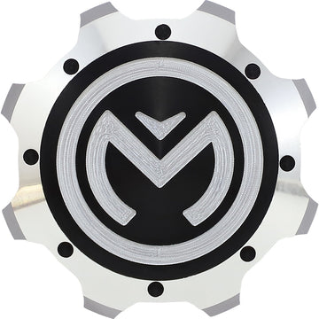 Moose Racing Gas Cap - Silver/Black - Polaris 100-4108-PU