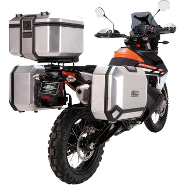 Moose Racing Kenai Case 36 - Right - Silver D0TR36100RKM