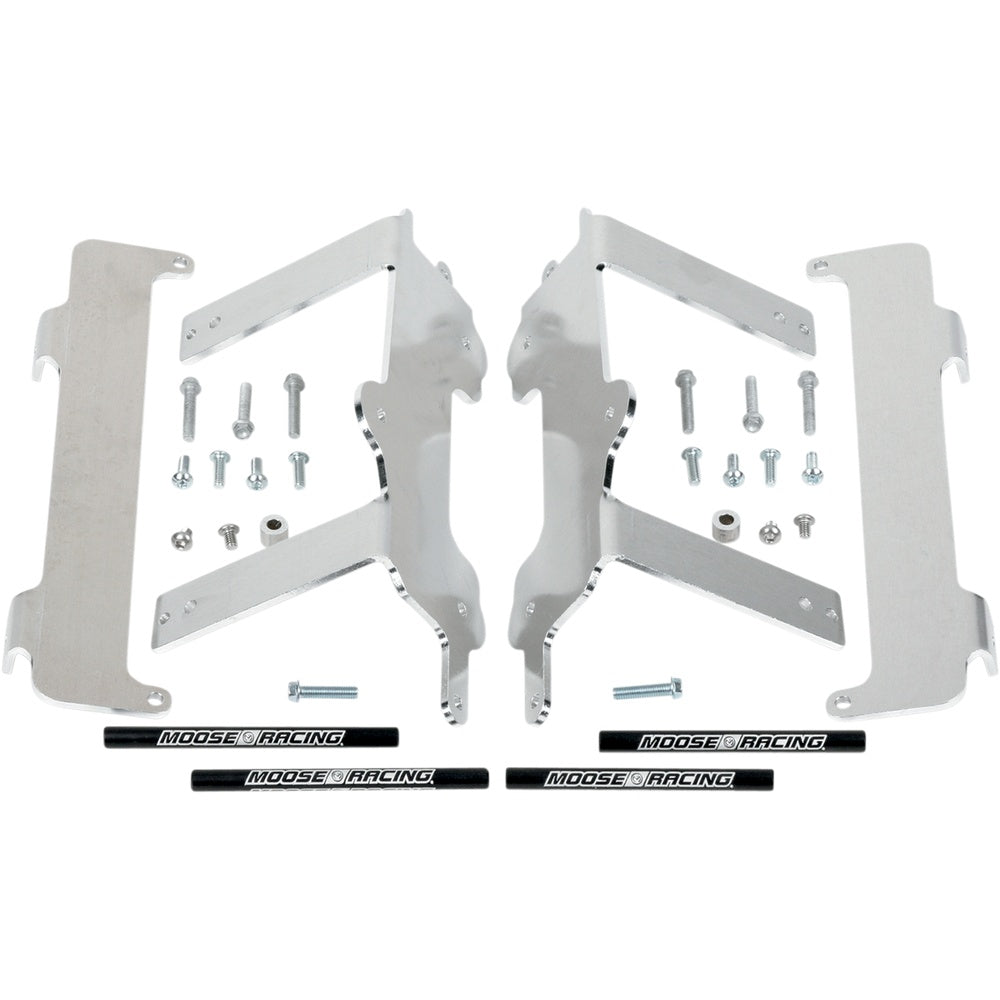 Moose Racing Radiator Braces - Silver - Yamaha 11-150