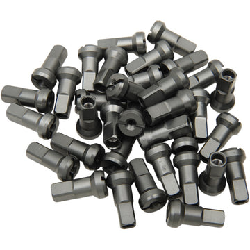 Moose Racing Spoke Nipples - MX1 - Titanium Gray - 9 Gauge - Set 24-940