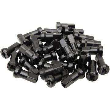 Moose Racing Spoke Nipples - MX1 - Black - 9 Gauge - Set 24-910