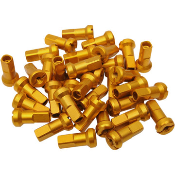 Moose Racing Spoke Nipples - MX1 - Gold - 8 Gauge - Set 24-890