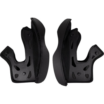 Moose Racing Air Intake Cheek Pads - Black - XS 0134-3195
