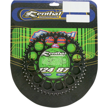 Renthal Sprocket - Kawasaki - Black - 52 Tooth 191U-420-52GEBK