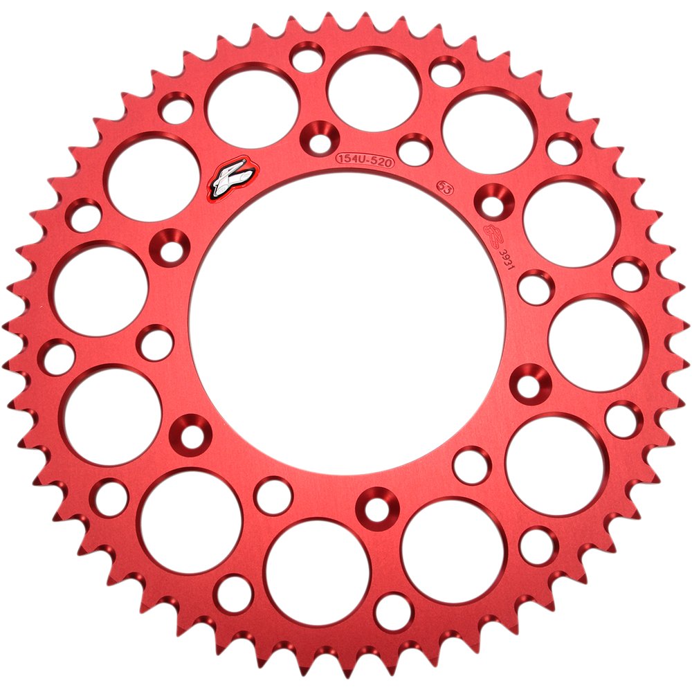 Renthal Sprocket - Honda - Red - 53 Tooth 154U-520-53GRRD