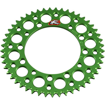 Renthal Sprocket - Kawasaki - Green - 49 Tooth 408U-420-49GEGN