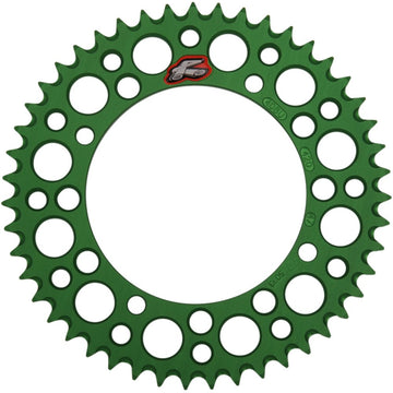 Renthal Sprocket - Kawasaki - Green - 47 Tooth 408U-420-47GEGN