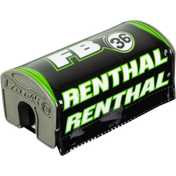 Renthal Bar Pad - Fatbar36* - Black/Green P345