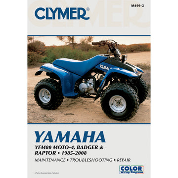 CLYMER Manual - Yamaha - YFM80 Moto 4 / Badger / Raptor CM4992