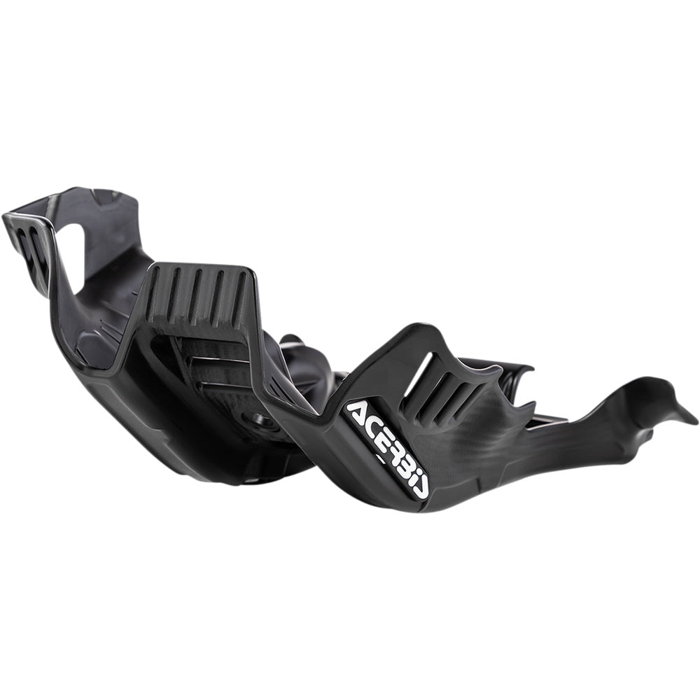 Acerbis Skid Plate - Black/White - Gas Gas | Husqvarna | KTM 2736361007