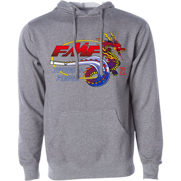 FMF Fire Starter Hoodie - Heather Gray - Medium FA21121901HGMD