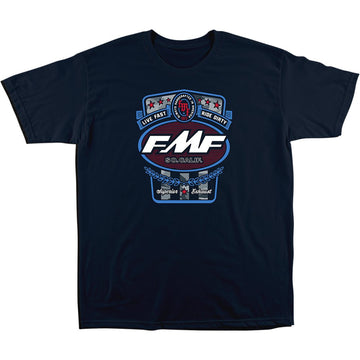 FMF Victory T-Shirt - Navy - Large FA21118910NVLG