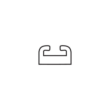 Kimpex Black Slide - 57.00" - Profile 10M 299486