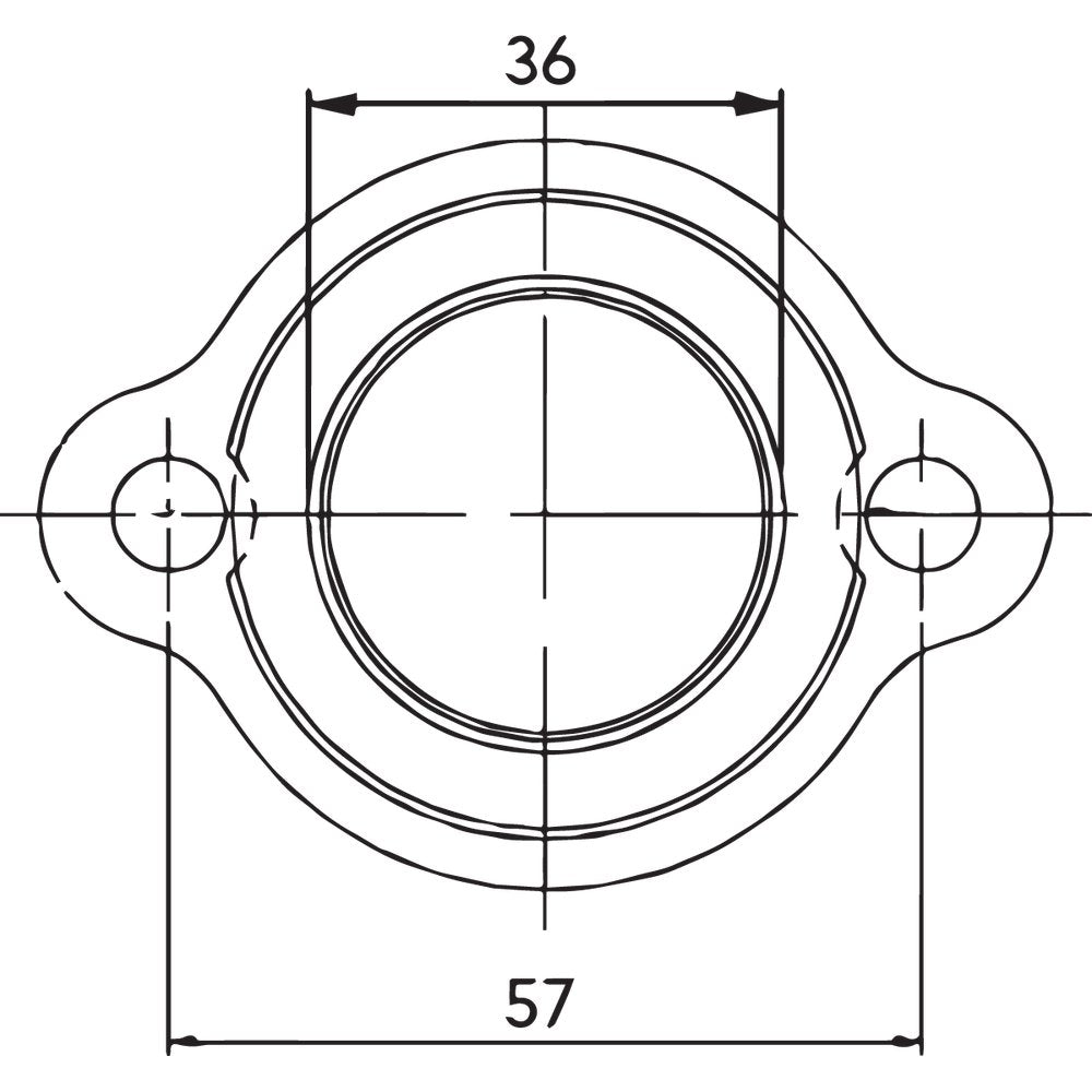 Kimpex Carburetor Mounting Flange - Polaris/Ski-Doo 301700