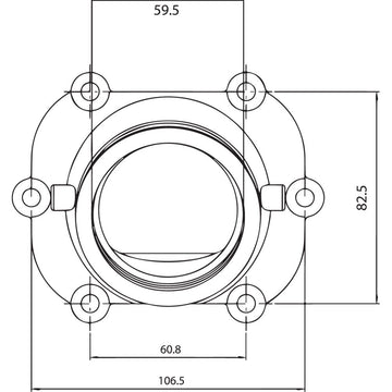 Kimpex Carburetor Mounting Flange - Polaris 104608