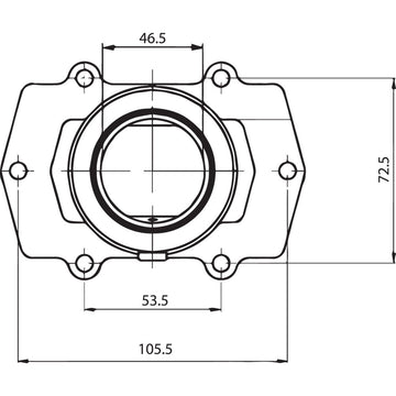 Kimpex Carburetor Mounting Flange - Arctic Cat 104550