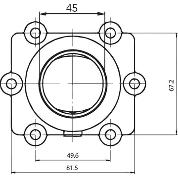 Kimpex Carburetor Mounting Flange - Arctic Cat 301742