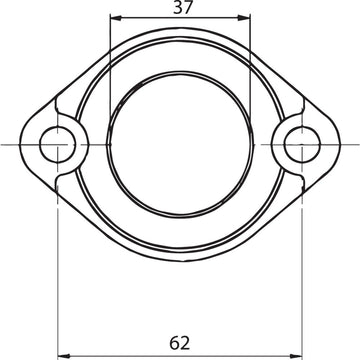 Kimpex Carburetor Mounting Flange - Polaris 301737