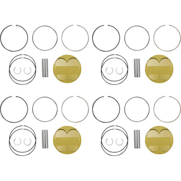 JE Pistons Ultra Series Piston Kit - Hayabusa 379439