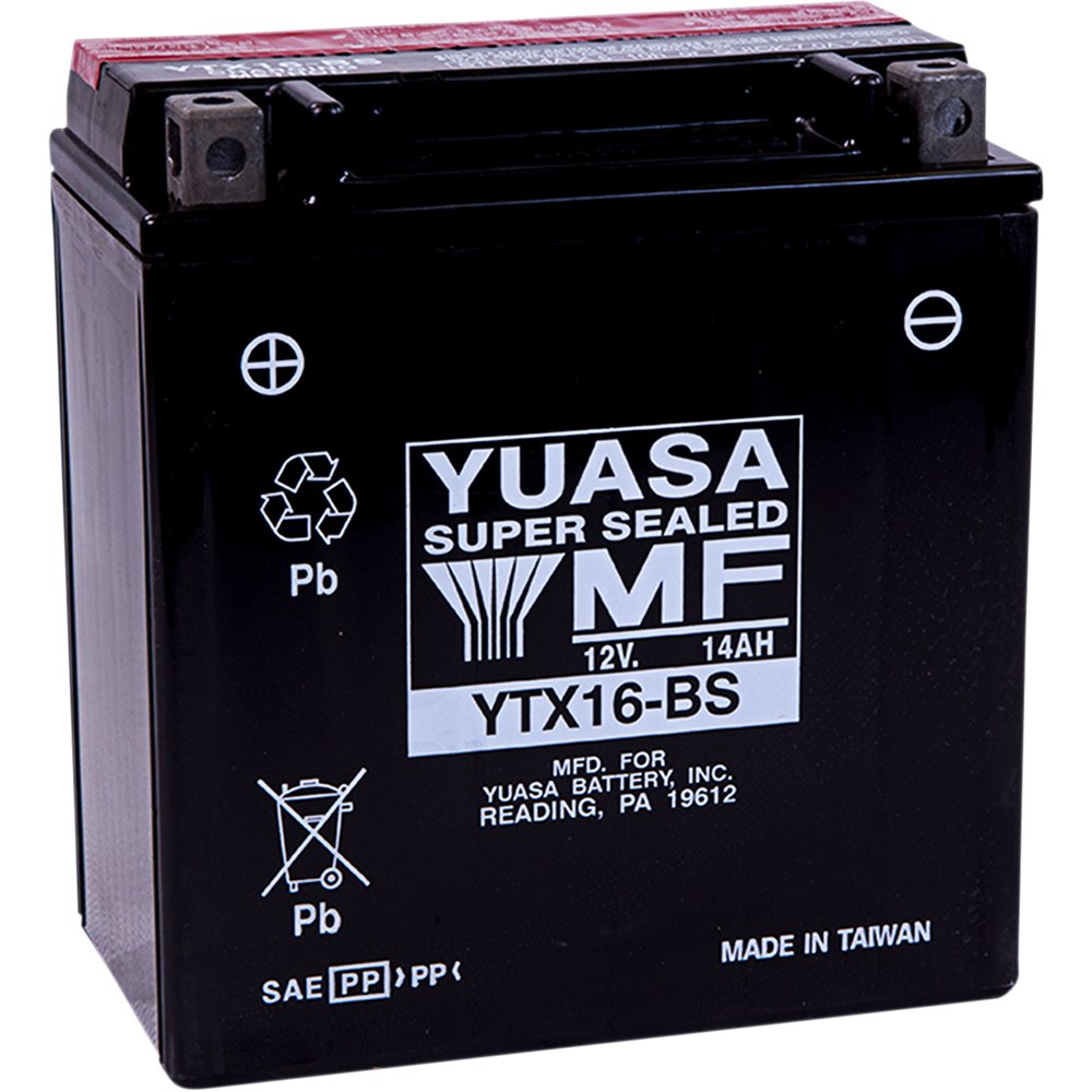 Yuasa AGM Battery - YTX16-BS - .78 L YUAM32X6S