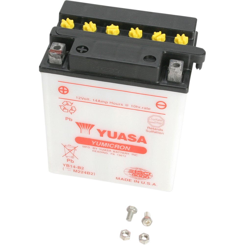 Yuasa Battery - YB14-B2 YUAM224B2IND