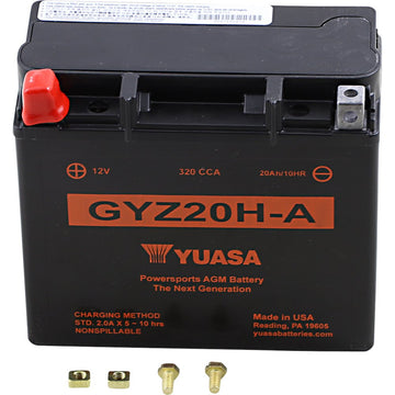 Yuasa AGM Battery - GYZ20H-A YUAM720GHA