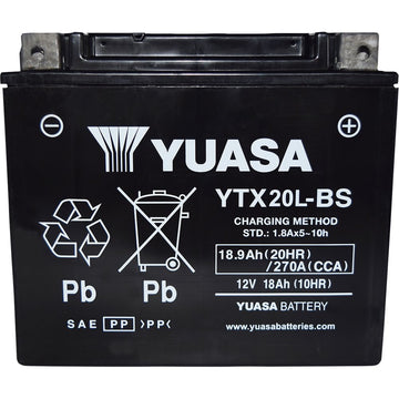 Yuasa AGM Battery - YTX20L-BS YUAM320BSTWN