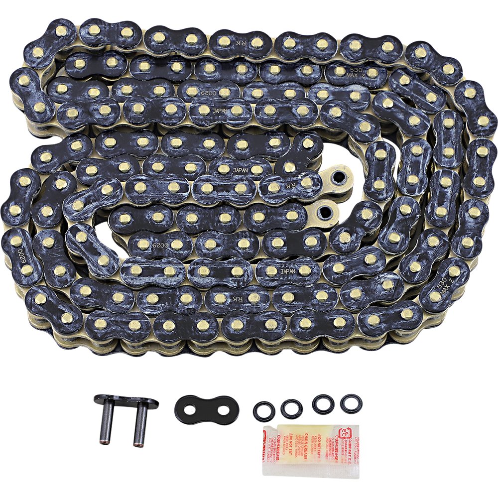 RK 530 Max Z - Drive Chain - 130 Links - Black & Gold 530MAXZ-130-BG
