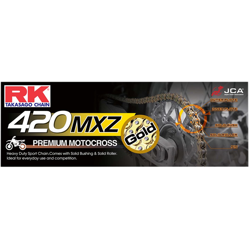 RK 420 MXZ - Heavy Duty Drive Chain - 104 Links GB420MXZ-104