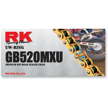 RK 520 MXU - Sealed Racing UW-Ring Chain - 120 Links GB520MXU-120