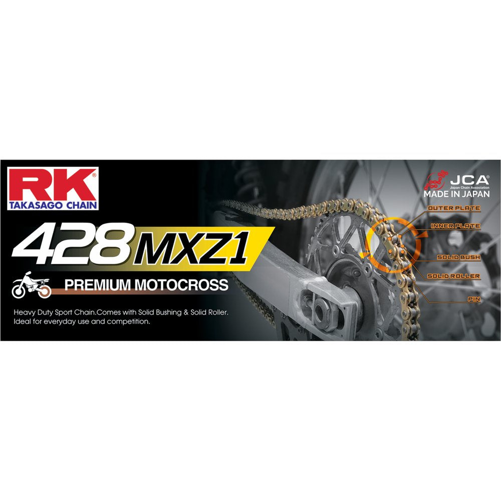 RK 428 MXZ1 - Chain - 120 Links - Natural 428MXZ1-120