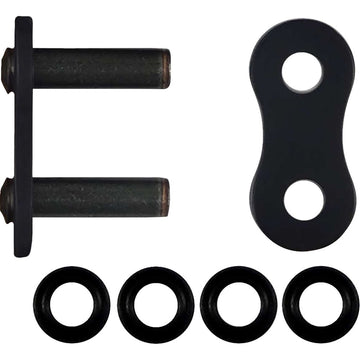 RK 520 Max O - Connecting Link - Rivet - Black 520MAXO-RL-B