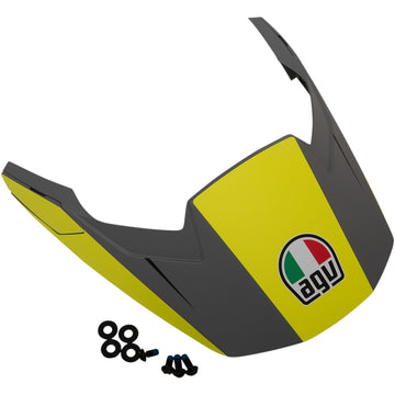 AGV AX9 Peak - Matte Gray/Yellow Fluo 21KIT76325004