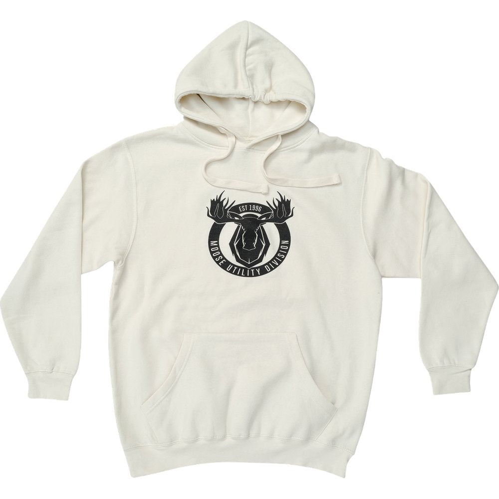 Moose Offroad MUD Badge Hoodie - Natural - Small 3050-6959
