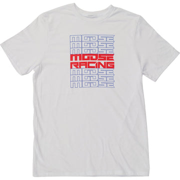 Moose Offroad Youth Recurrence T-Shirt - White - Medium 3032-3801