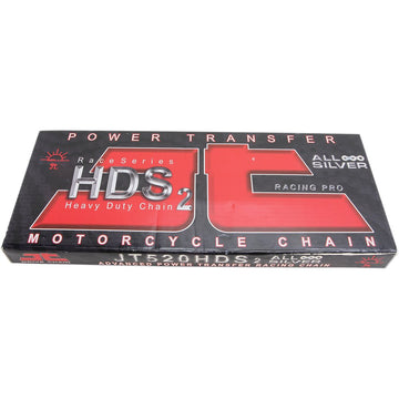 JT Chains 520 HDS - Ultimate Competition Chain - Nickel - 120 Links JTC520HDSNN120SL