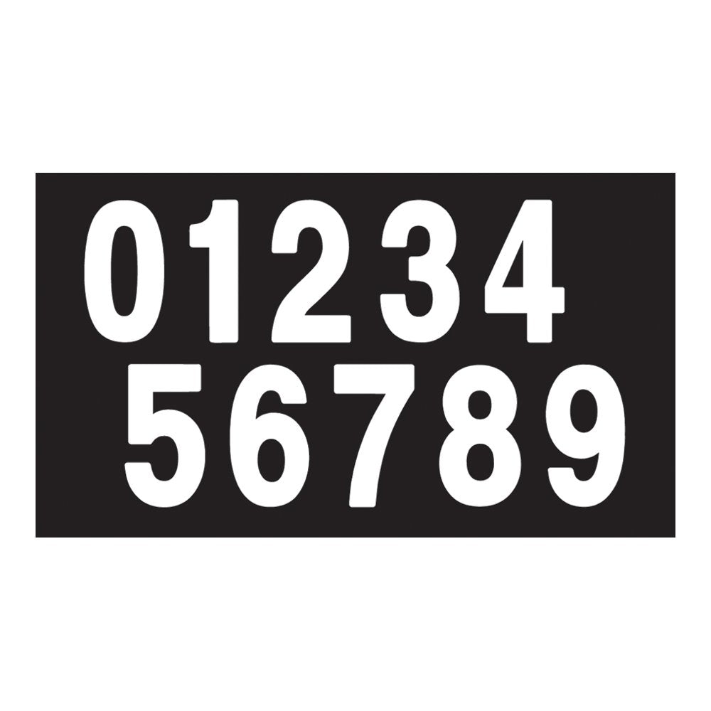 Factory Effex Pro Number 1 - White - 7" 02-4351