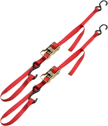 Ancra Integra Rat Pak Tie-Downs - 1" x 6' - Red 49498-10