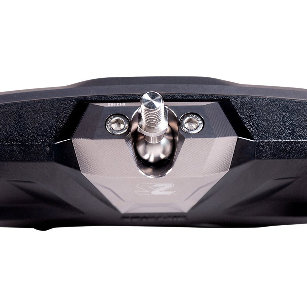 Seizmik Mirror - Halo R - Rear View - Rectangle - Silver - Defender 56-18015