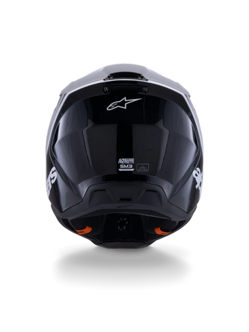 Alpinestars Sm3 Helmet - Radium - Gloss Black / White / Gray - Large