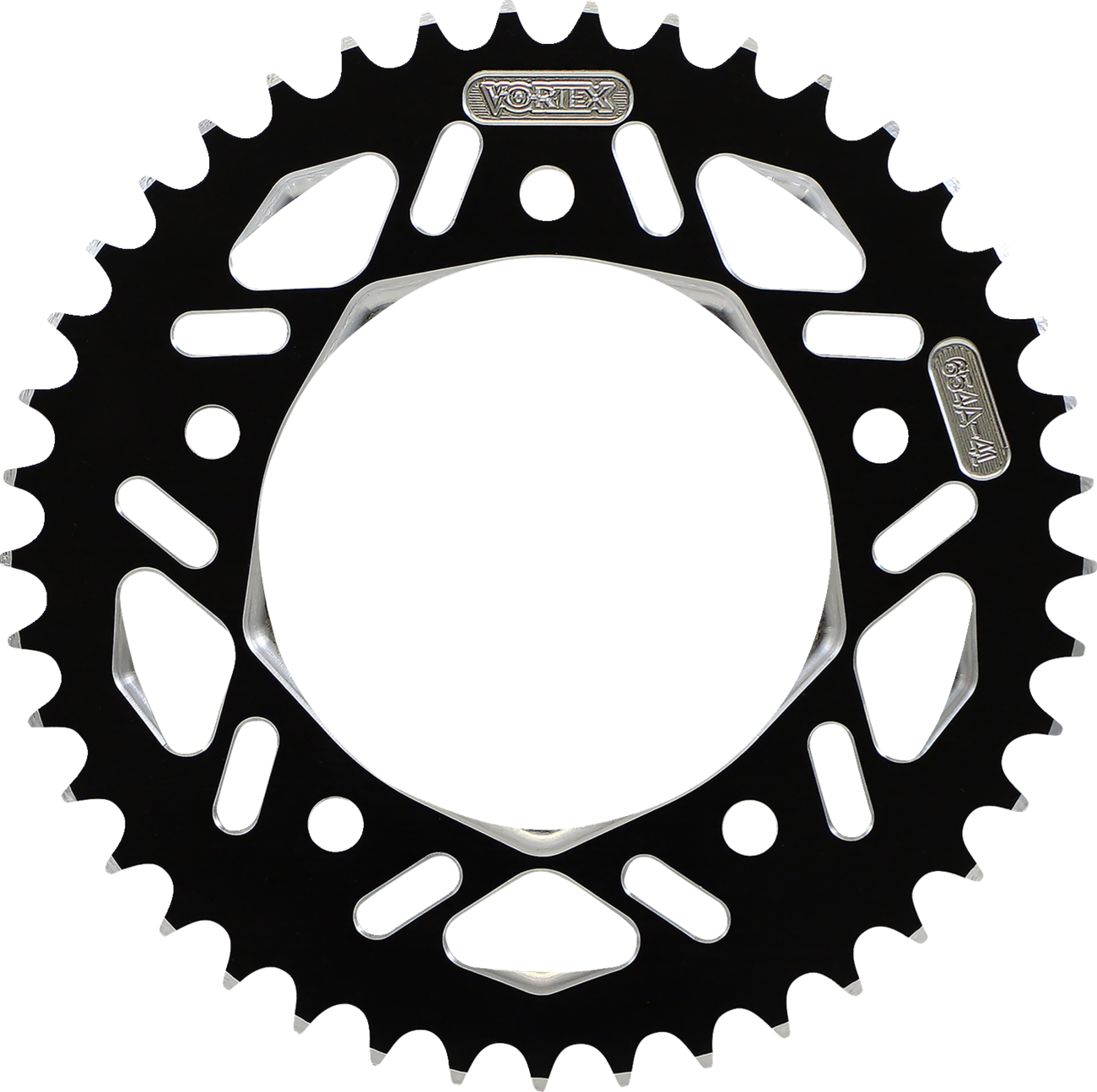 Vortex Aluminum Sprocket - Black - Rear - 41 Tooth 654AZK-41