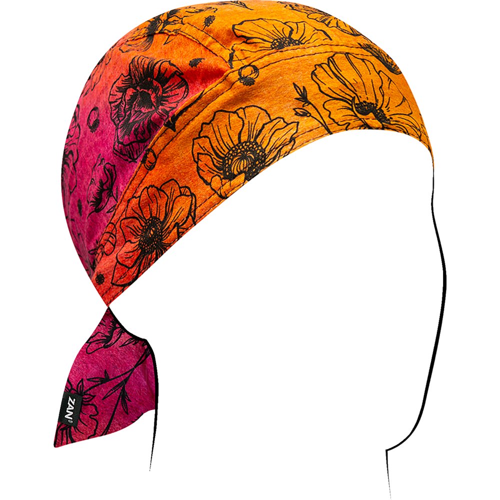 Zan Headgear Flydanna? Head Wrap - Sunset Poppies Z210