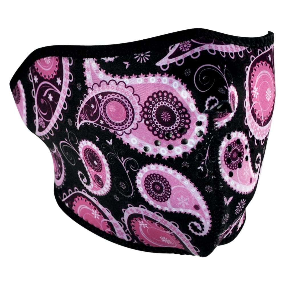 Zan Headgear Half Mask - Purple Paisely WNFM162H