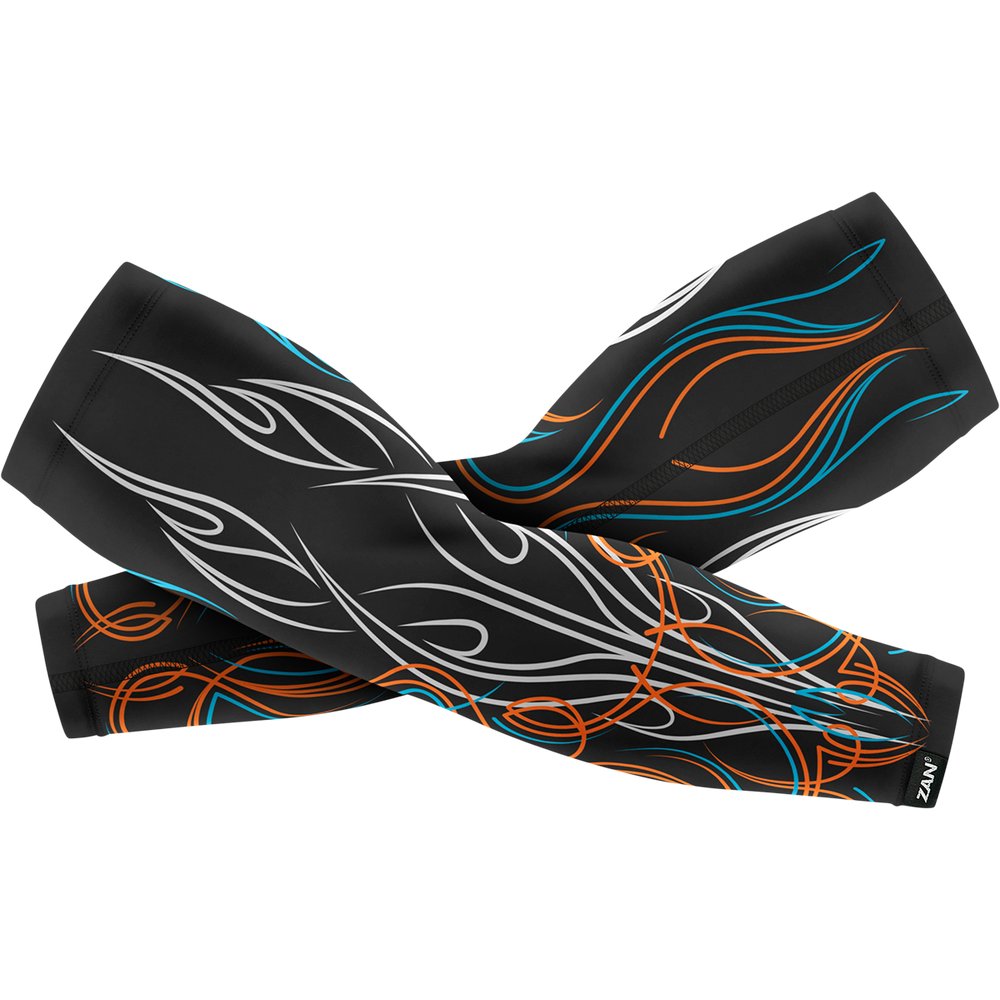Zan Headgear SportFlex* Arm Sleeves - Pinstripe Flame - Large AL426LG